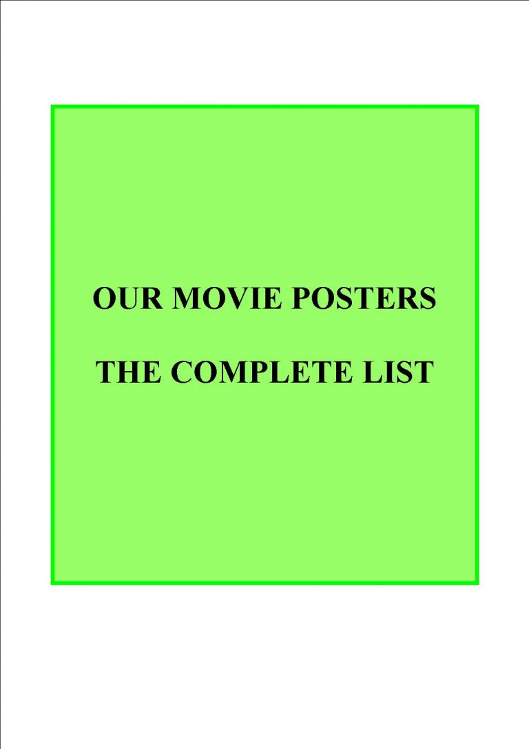 movie posters complete list